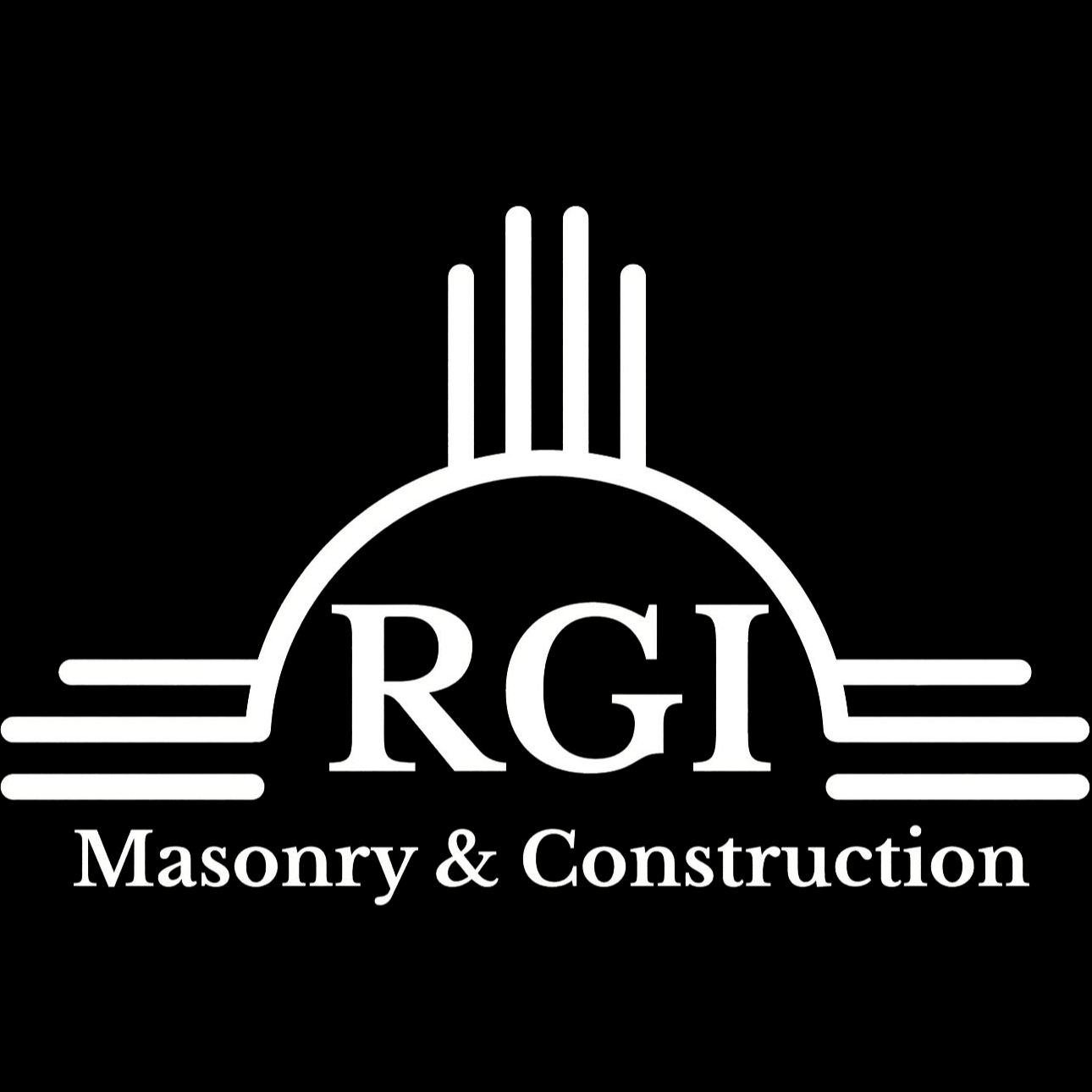 RGI Masonry &amp; Construction Logo