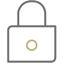 Closed padlock icon.