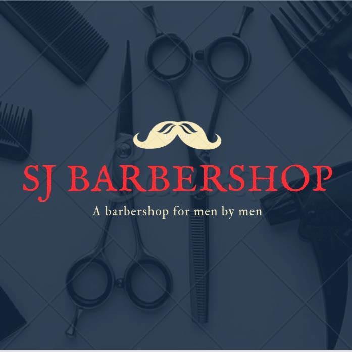 SJ Barber Shop Logo