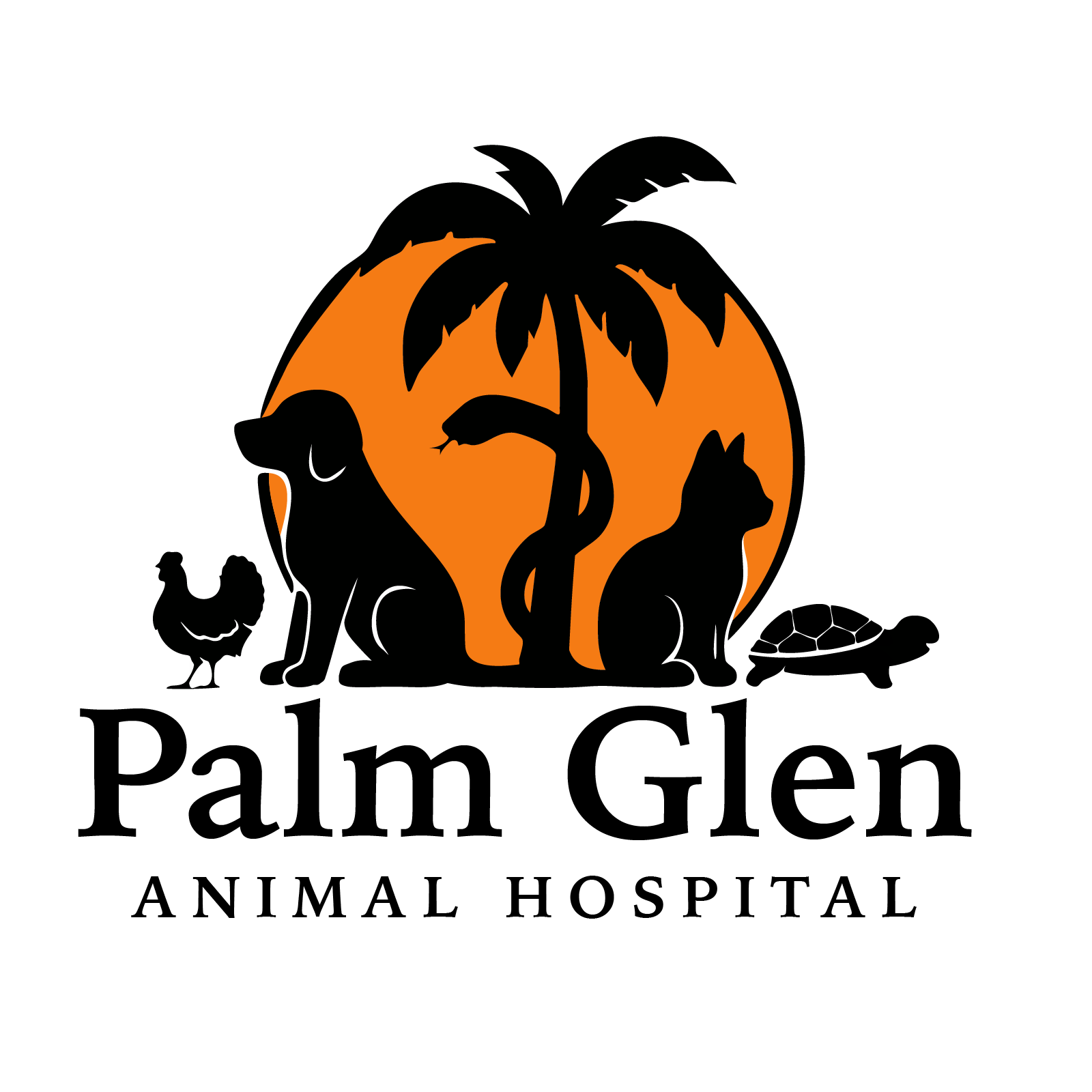 Palm Glen Animal Hospital Logo