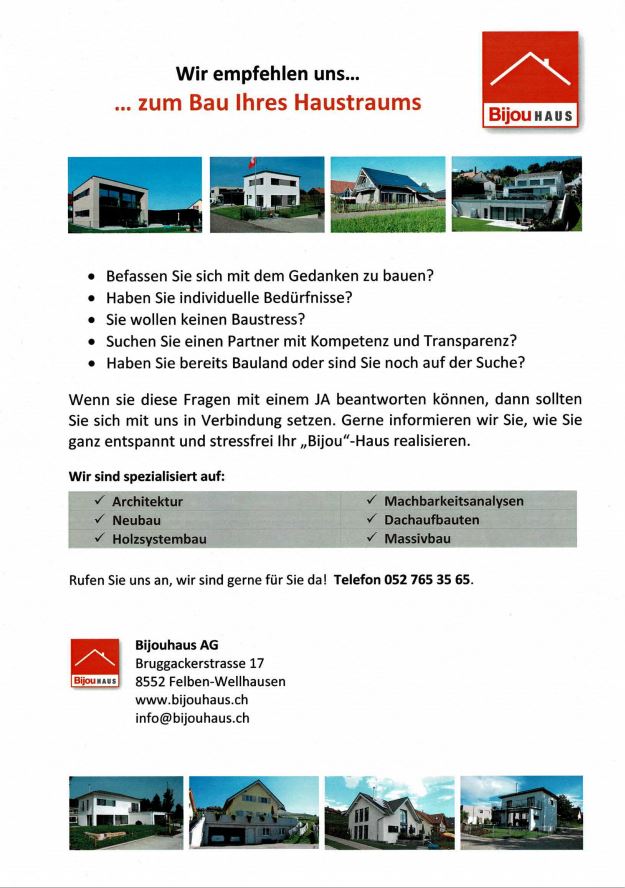 BijouHAUS AG, Zürcherstrasse 287 in Frauenfeld