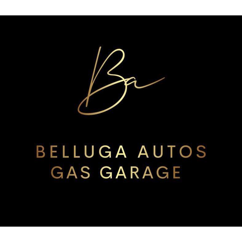 Belluga Autos Gas Garage Logo