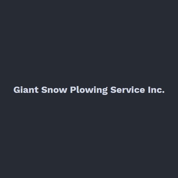 Giant Snow Plowing Service Inc.