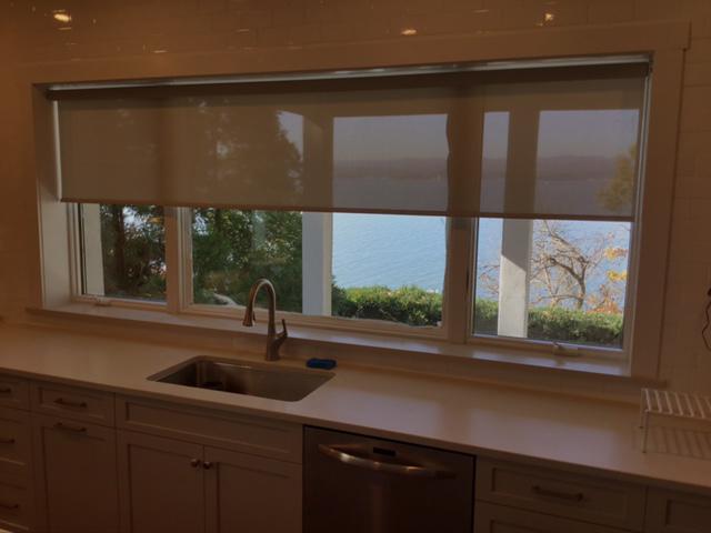 You definitely get your daily dose of Vitamin Sea with these stunning views! Our Solar Shades, installed in this stunning home in Croton on Hudson, prevents sun glare without blocking out the breath-taking scenery. #BudgetBlindsOssining #SolarShades #CrotonOnHudsonNY #FreeConsultation #WindowWednesd