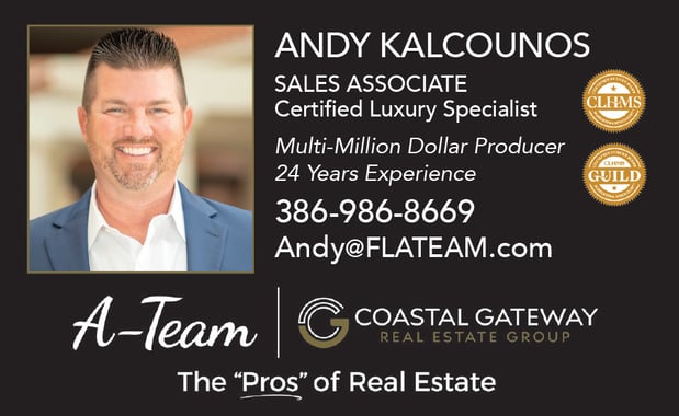 Images Andy Kalcounos, REALTOR | A-Team, Coastal Gateway Real Estate Group