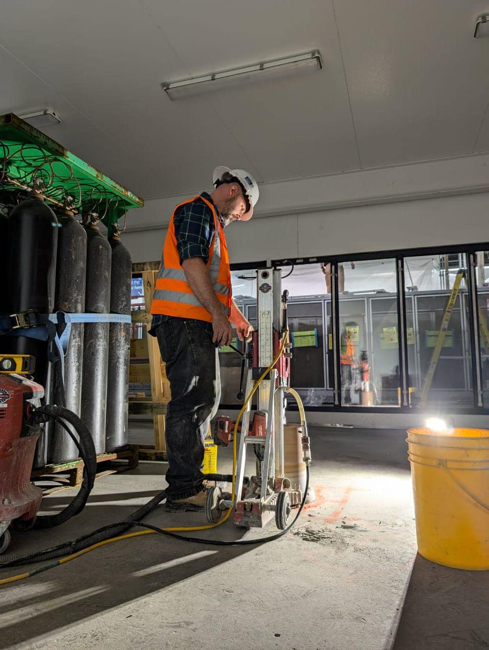 Images Precision concrete core and drilling