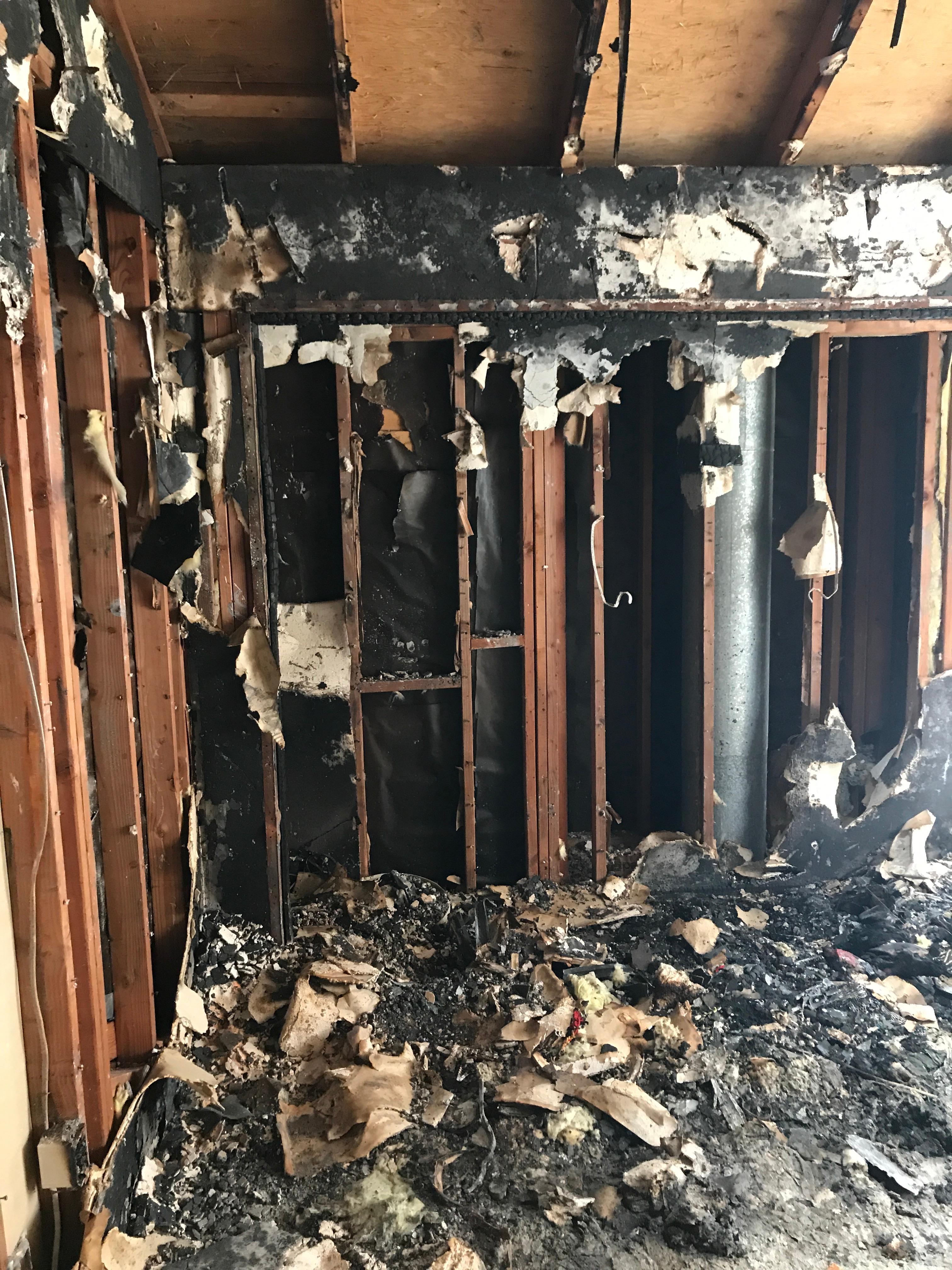 Responding to a severe fire damage loss.