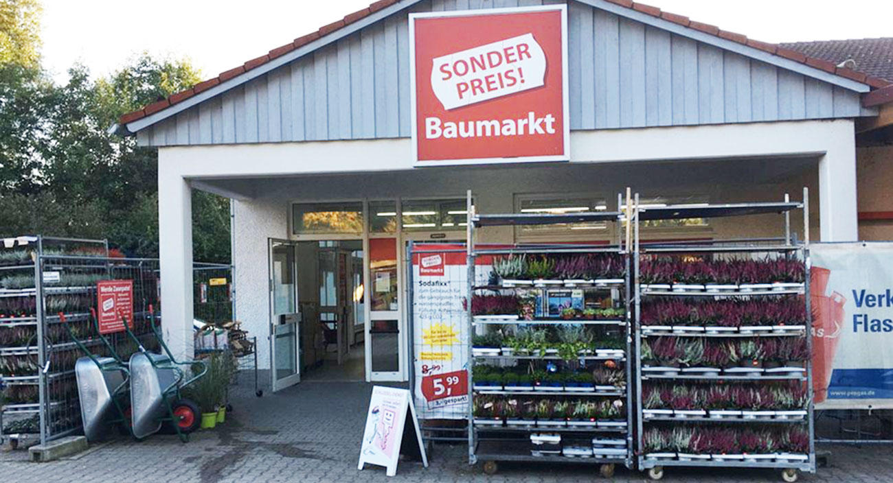 Außenansicht Sonderpreis Baumarkt, Aldersbacher Straße 5 in Aidenbach