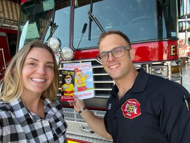 October is National Fire Prevention Month and we made a visit to our very own Melissa Fire Department! Thank you for letting us come visit! We donated a Fire Prevention Kit to help spread the word about fire safety in our community. Click here to learn more about fire safety tips.
https://www.statefarm.com/.../resid.../safety-for-home-fires
This is also a great reminder to think about your home coverage, give us a call or stop in any time! 
Brady Paxman State Farm