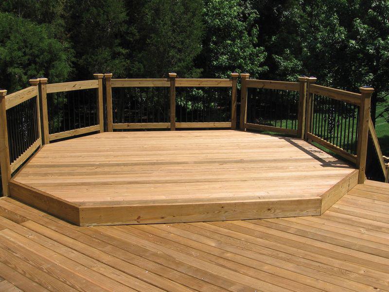 Raised Wood Deck