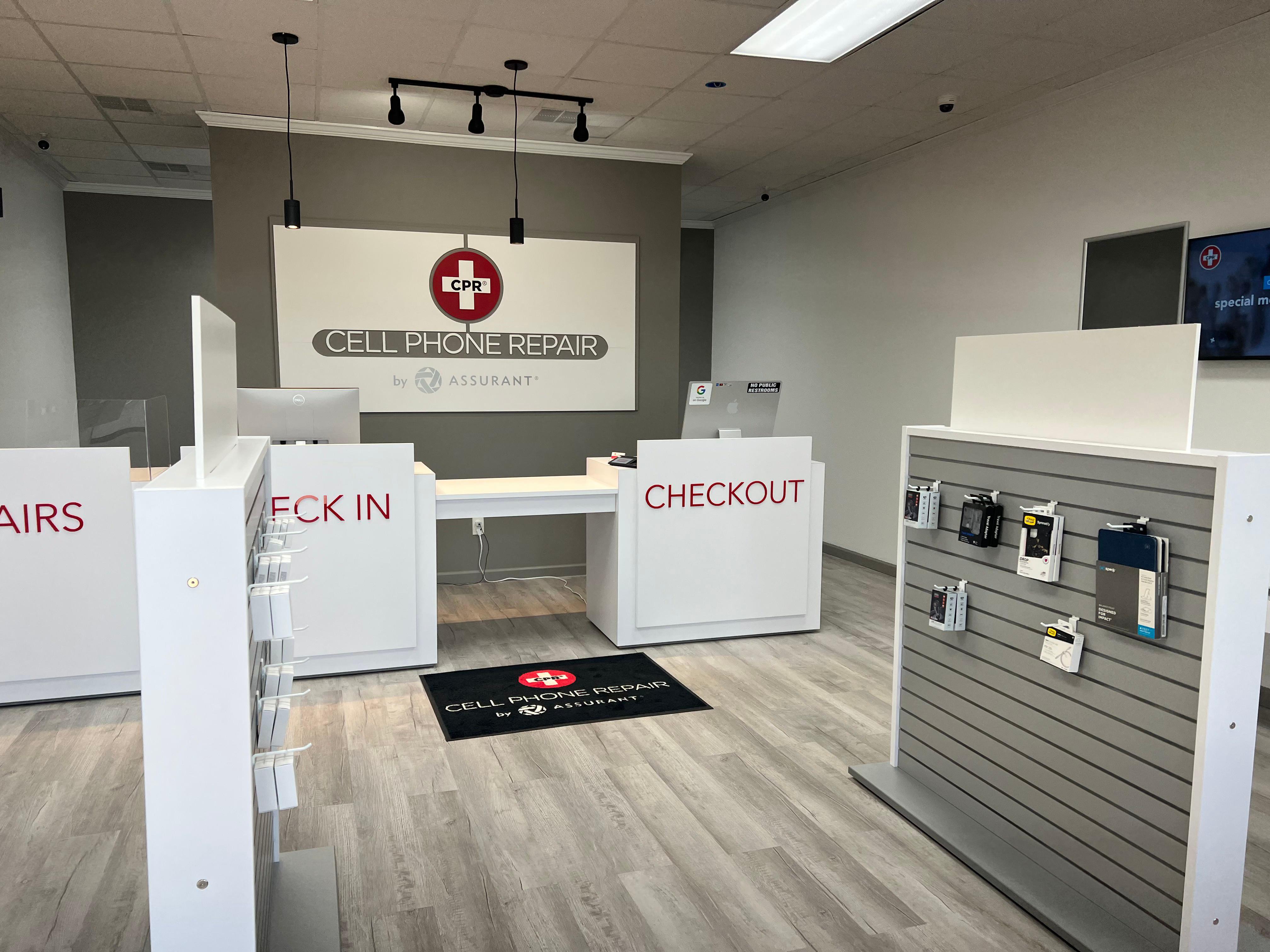 Store Interior of CPR Cell Phone Repair Dawsonville GA