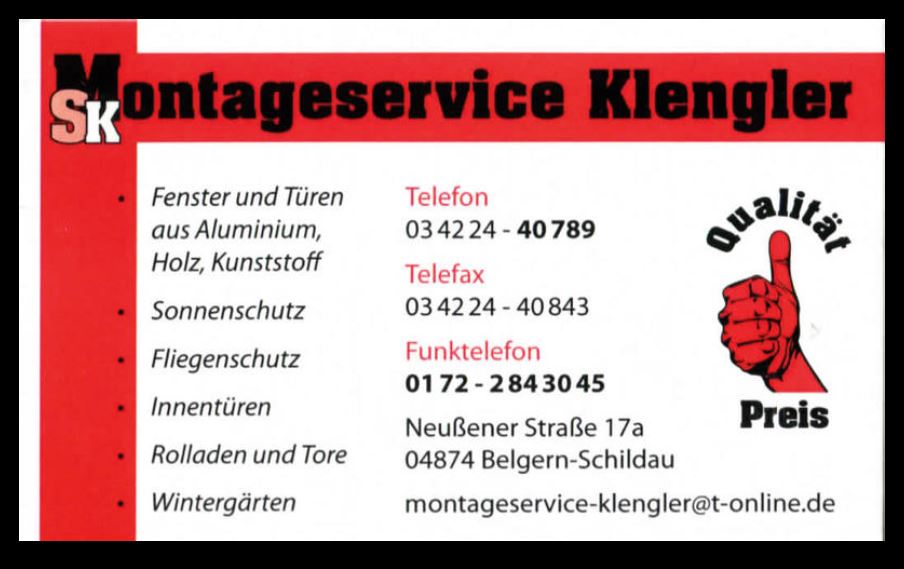 Montage-Service Klengler Belgern 034224 40789