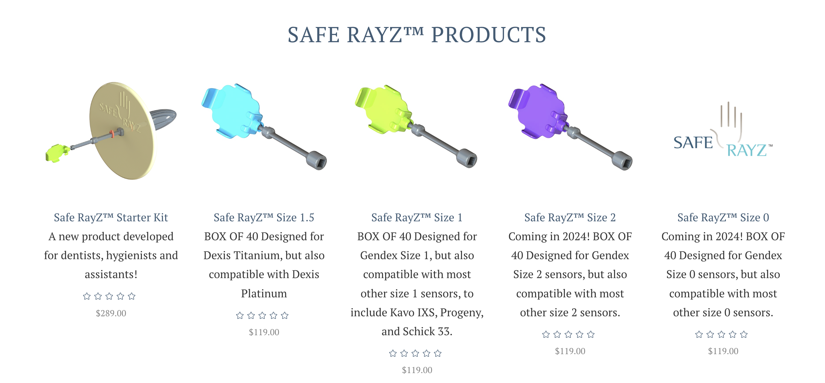 SAFE RAYZ™ PRODUCTS