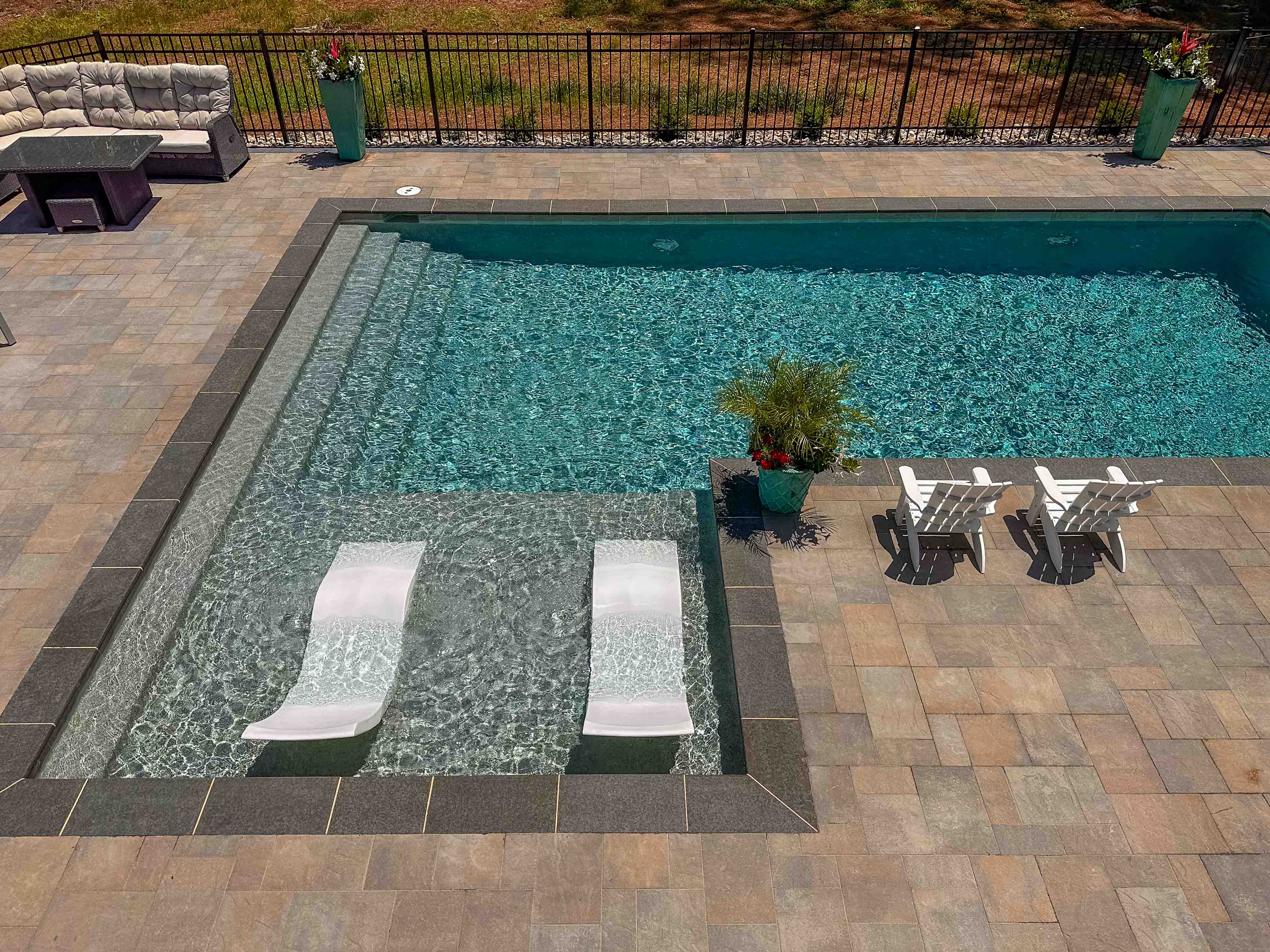 Transform your poolside experience with our expertly crafted outdoor paver patios, designed to enhance the beauty and functionality of your pool area. At HCE Site Maintenance, we specialize in creating stunning hardscaping solutions tailored to the unique needs of homeowners at the Delaware Beaches and throughout Delmarva.