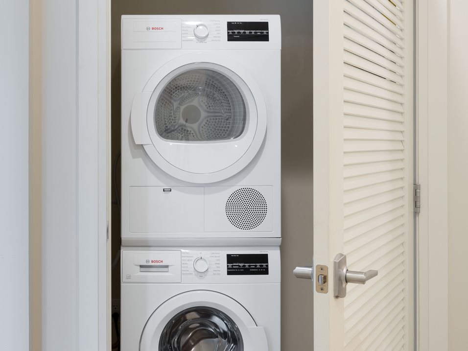 In-Suite Washer and Dryer