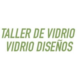 Taller De Vidrio Vidrio Diseños Logo