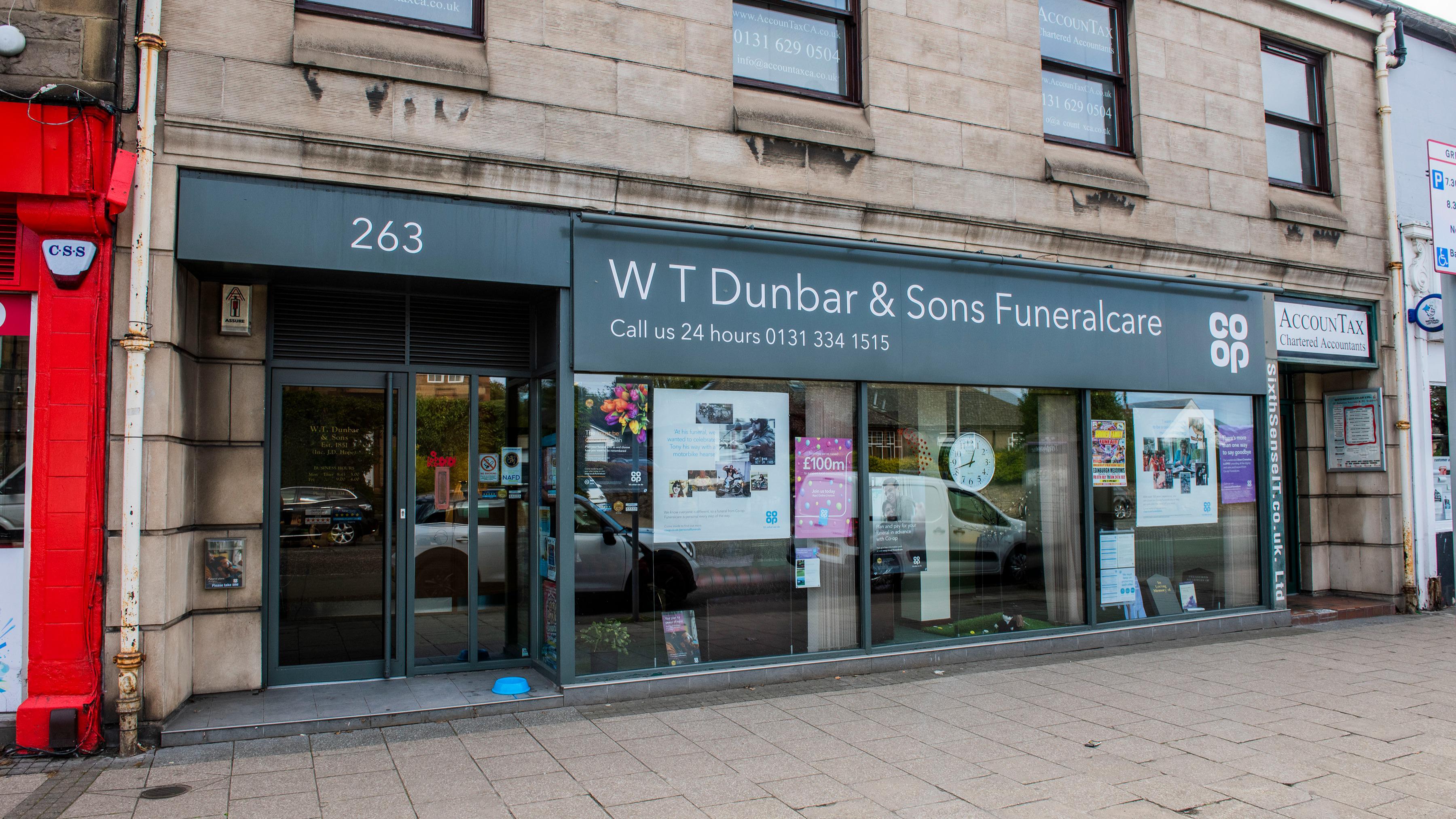 Images W T Dunbar & Sons Funeralcare