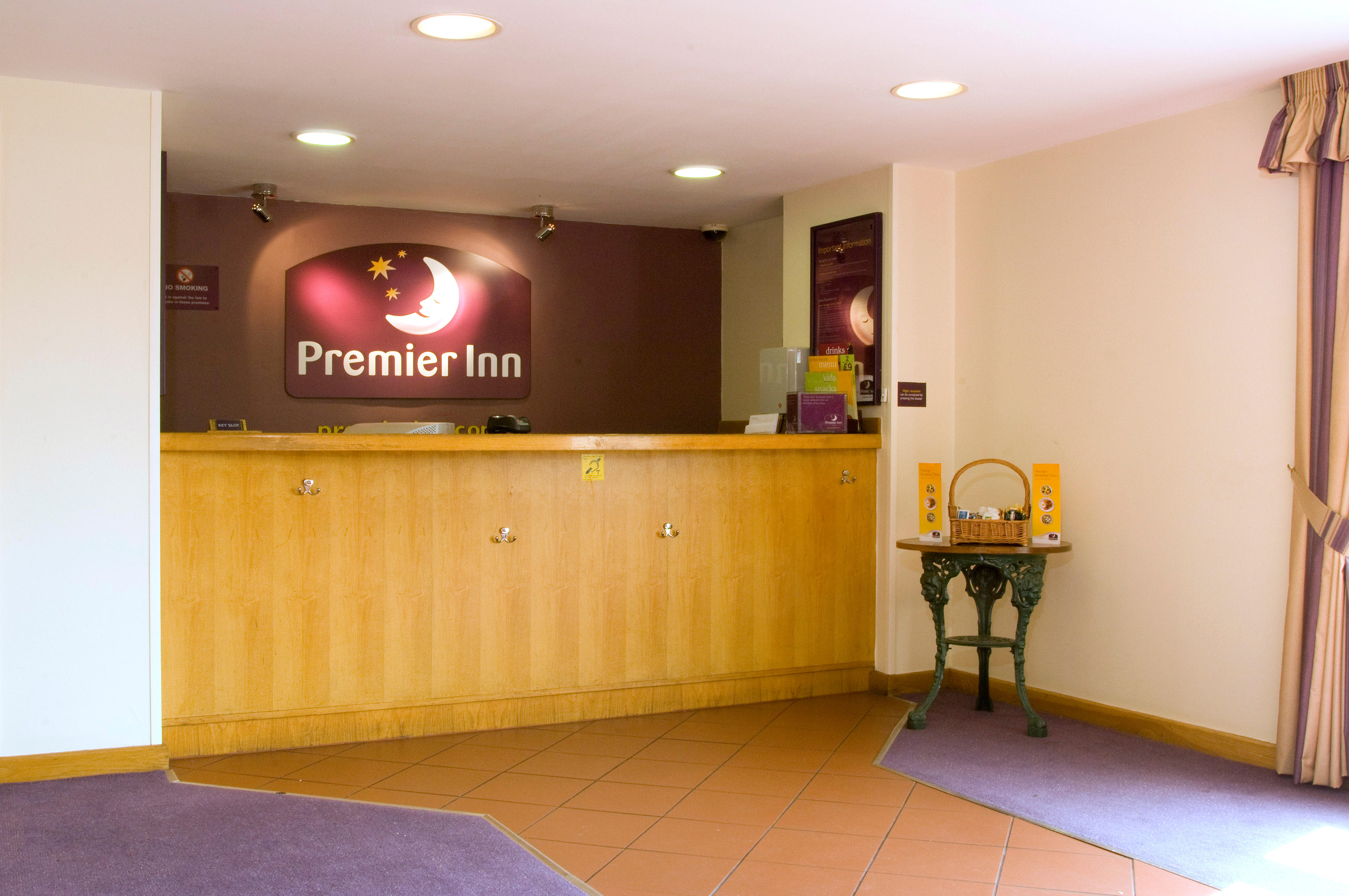 Premier Inn reception Premier Inn Pontefract North hotel Pontefract 03333 211395