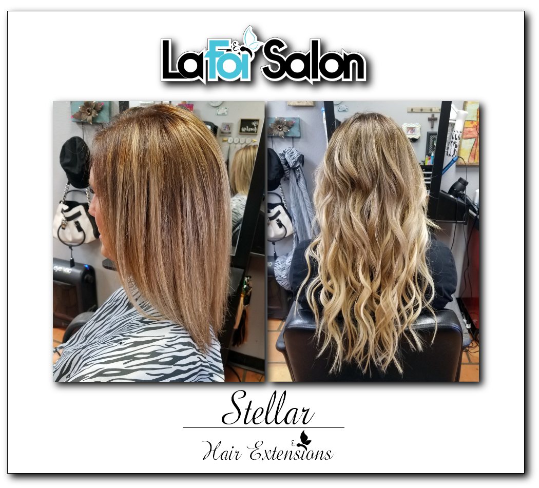 Come Check Out Our Beautiful, 100% Real Hair, Highlighted, Ombre and Balayage Stellar Clip-In Hair Extensions Today! (806) 771-4545  stellarhairextensions  clipinextensionslubbock