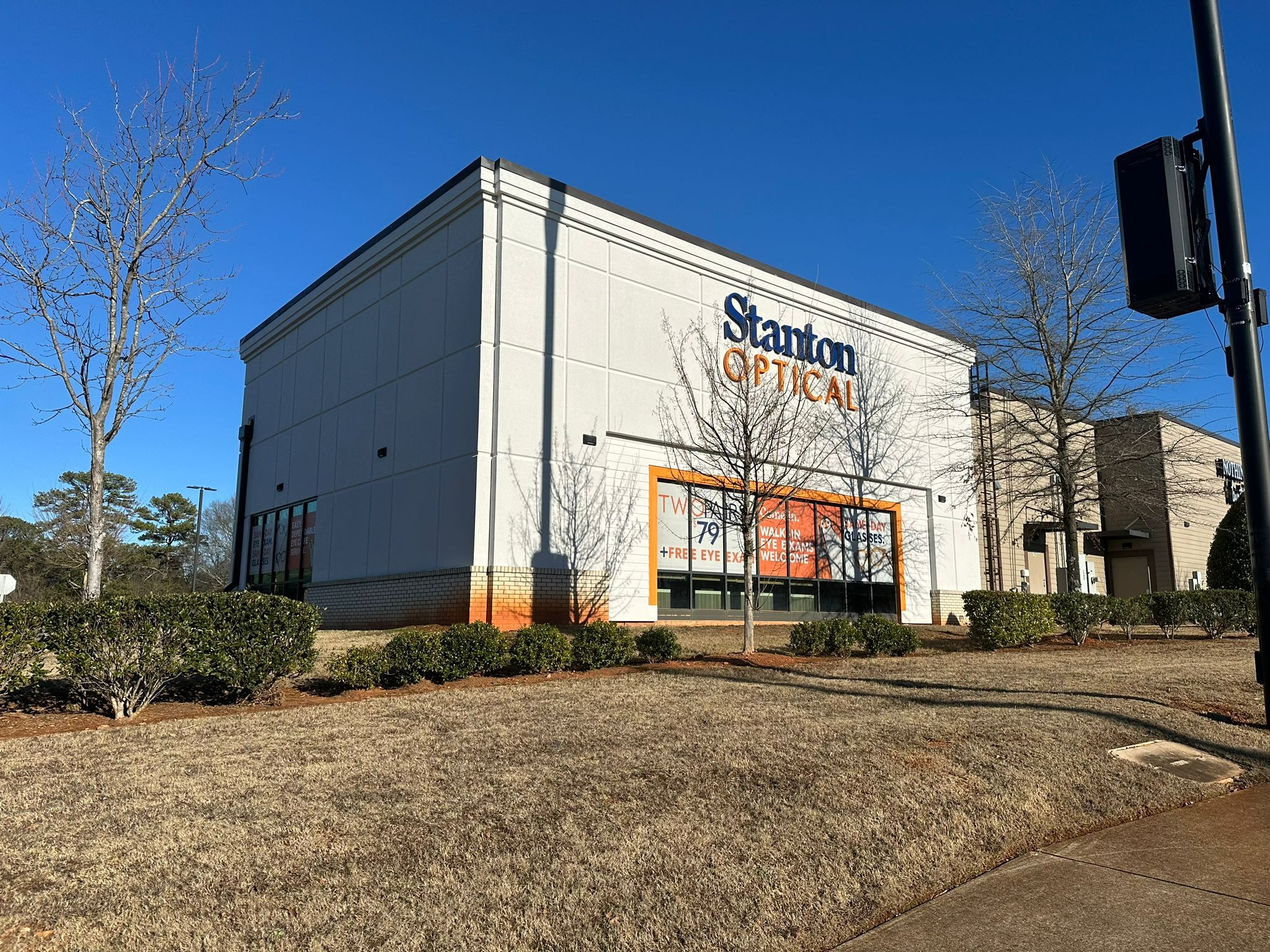 Storefront at Stanton Optical Store Athens GA 30606