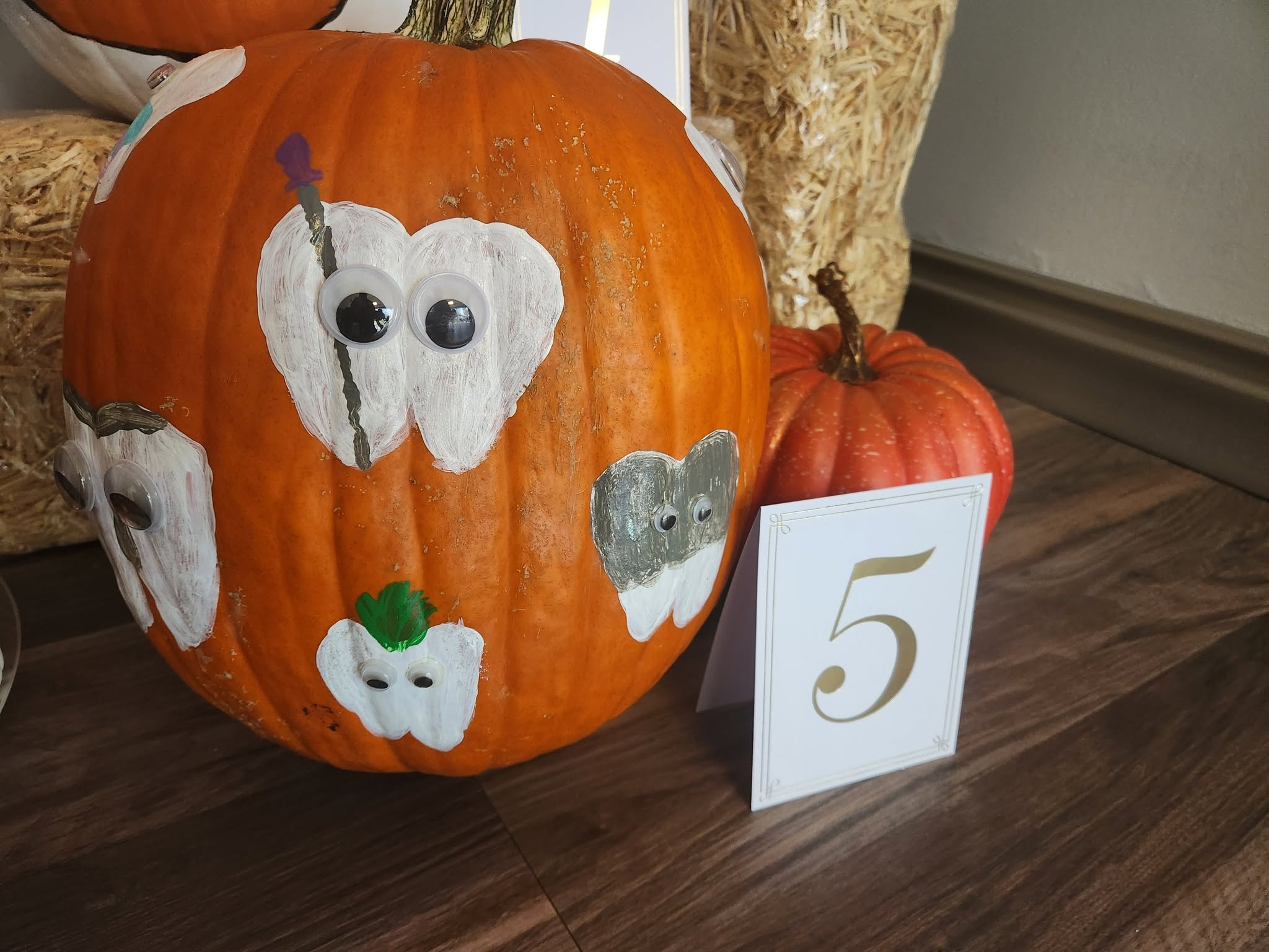 Pumpkin decorating contest at Smile for Life Dental Care. Dentist in Festus, MO. 