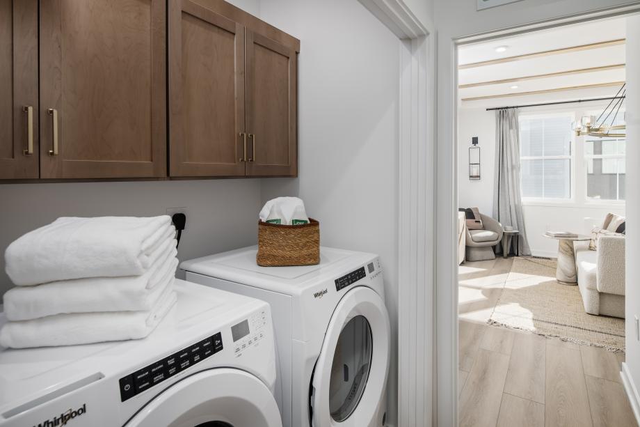 Laundry with storage options