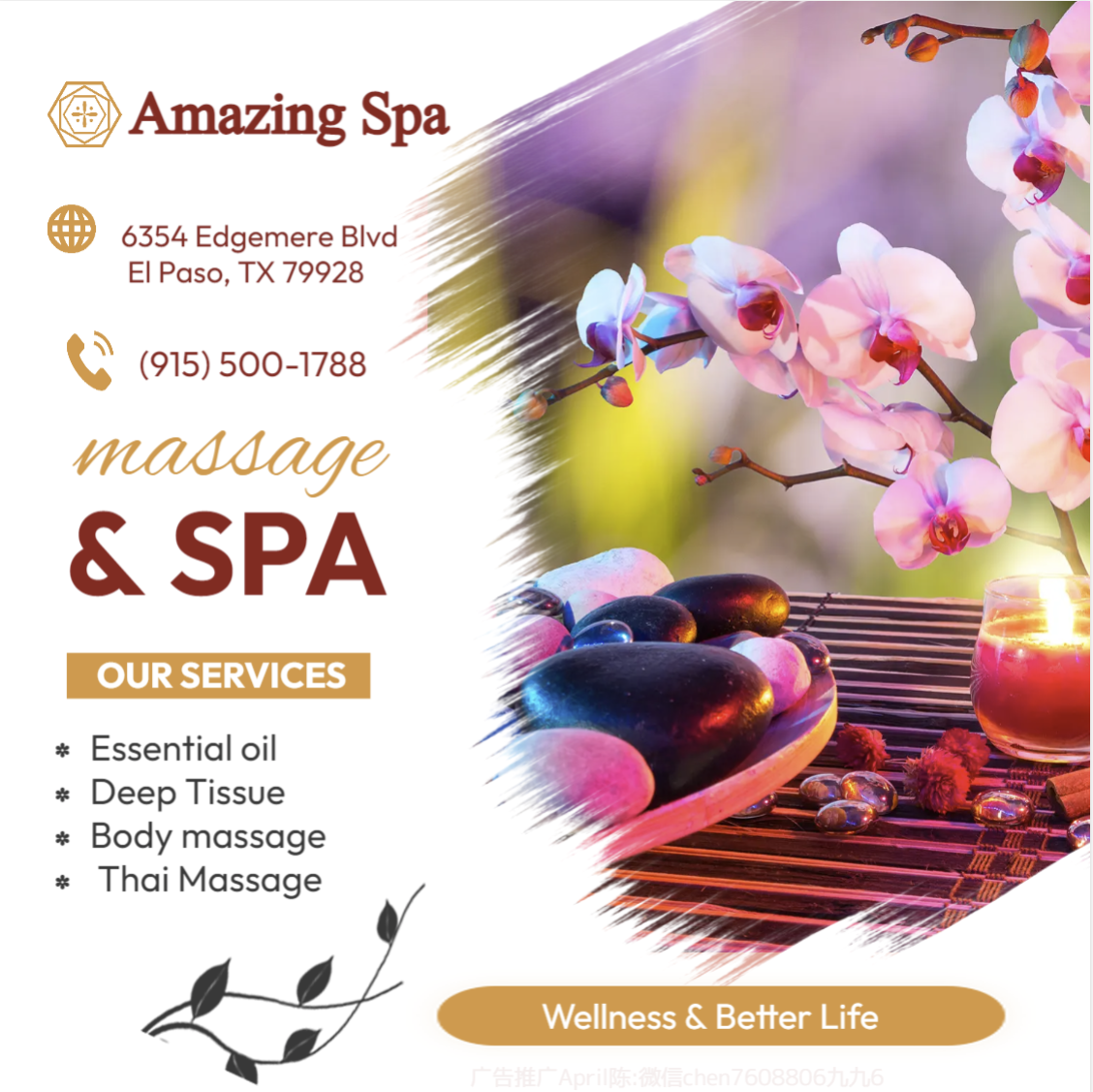 Our traditional full body massage in El Paso, TX includes a combination of different massage therapies like Swedish Massage, Deep Tissue, Sports Massage, Hot Oil Massage at reasonable prices.