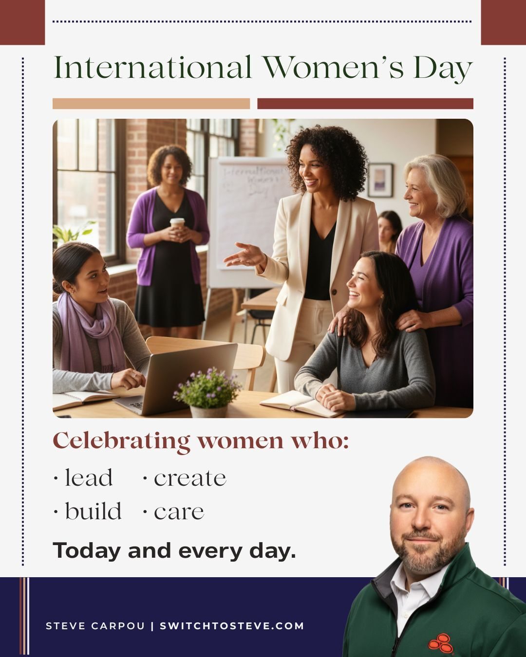 We&rsquo;re celebrating the women who lead, build, create, and care in big ways and small ways.