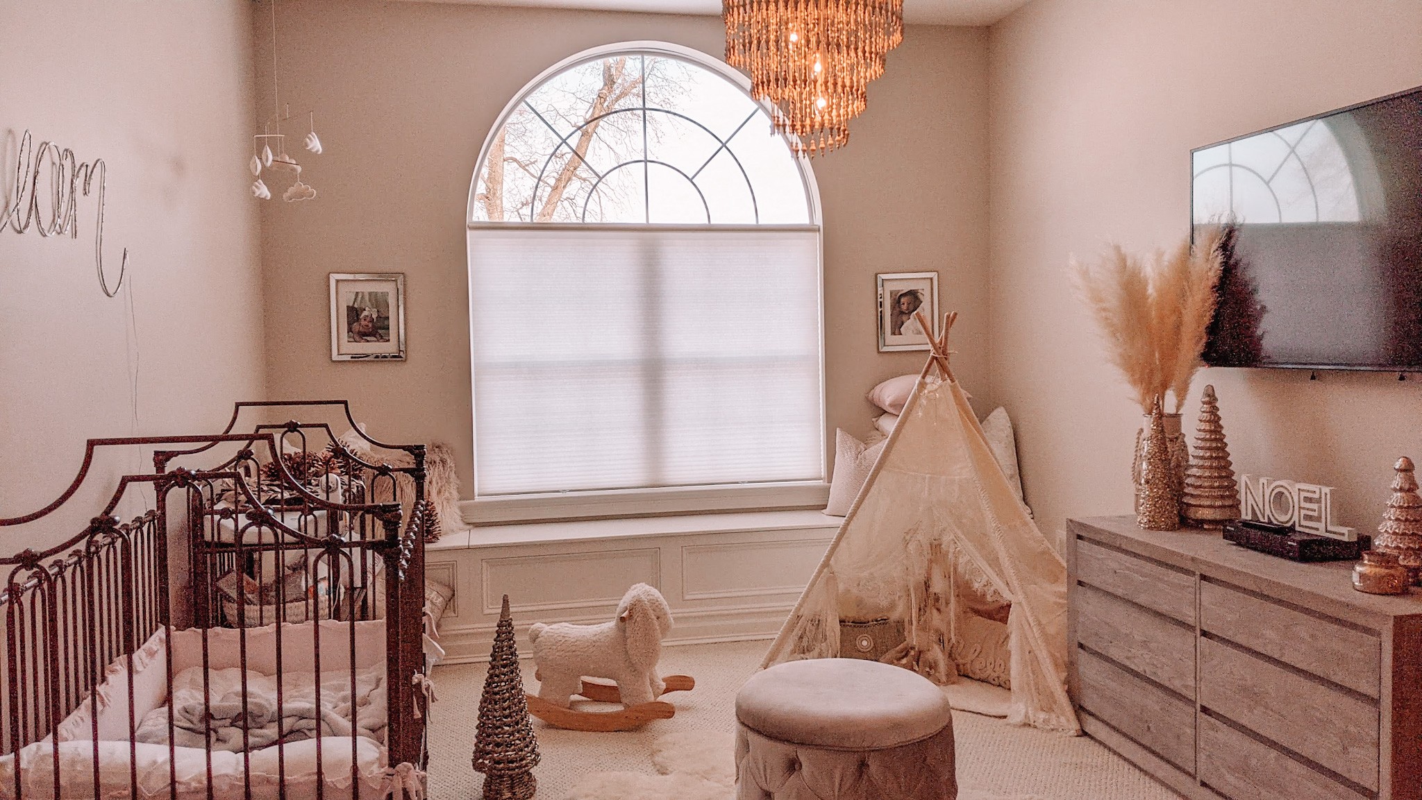 Loving this elegant nursery! The cellular shades were the perfect way to finish off this gorgeous room in Holmdel,NJ