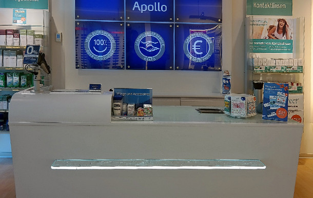 Apollo-Optik, Teltower Damm 9 in Berlin