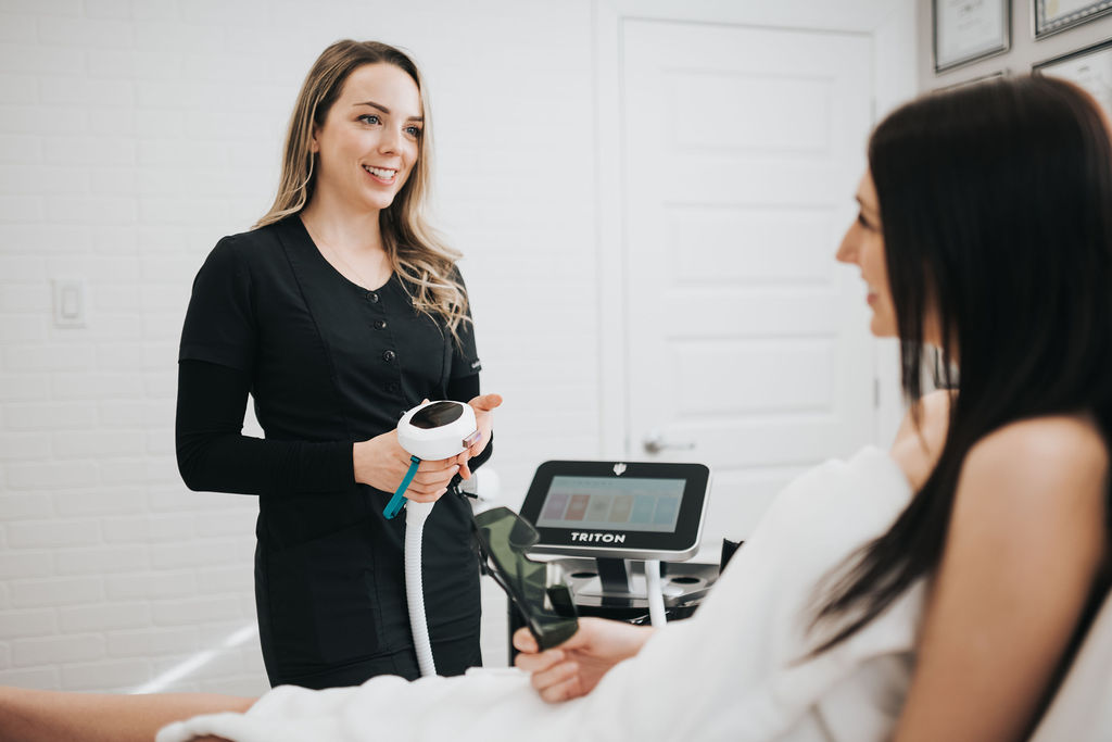 Images Innovaderm esthétique - Épilation Laser Triton