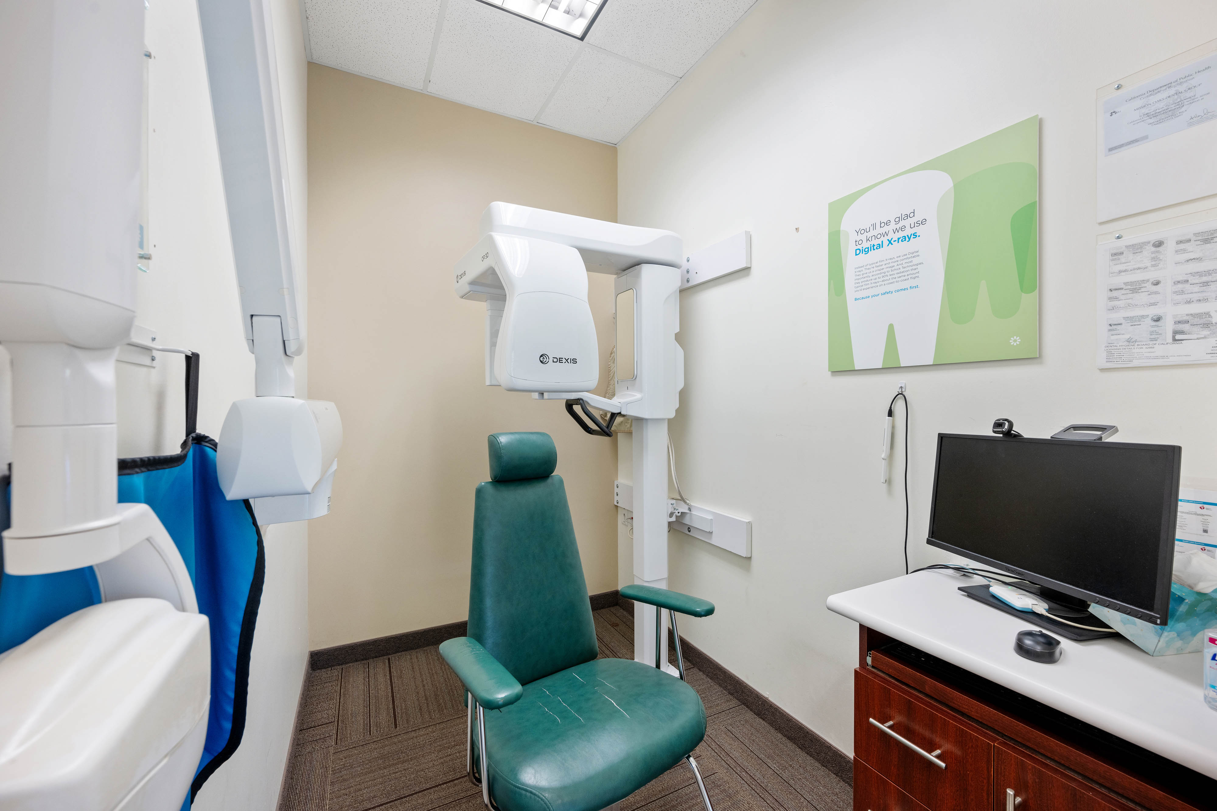 Digital X-Rays using modern technology at Mission Oaks Dental Group