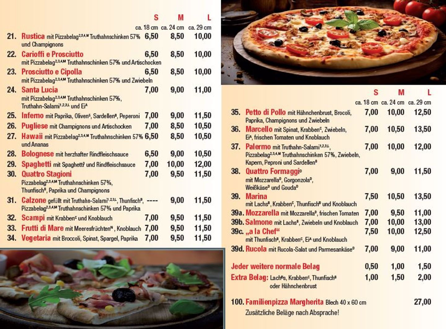 PIZZA TAXI Lieferdienst 