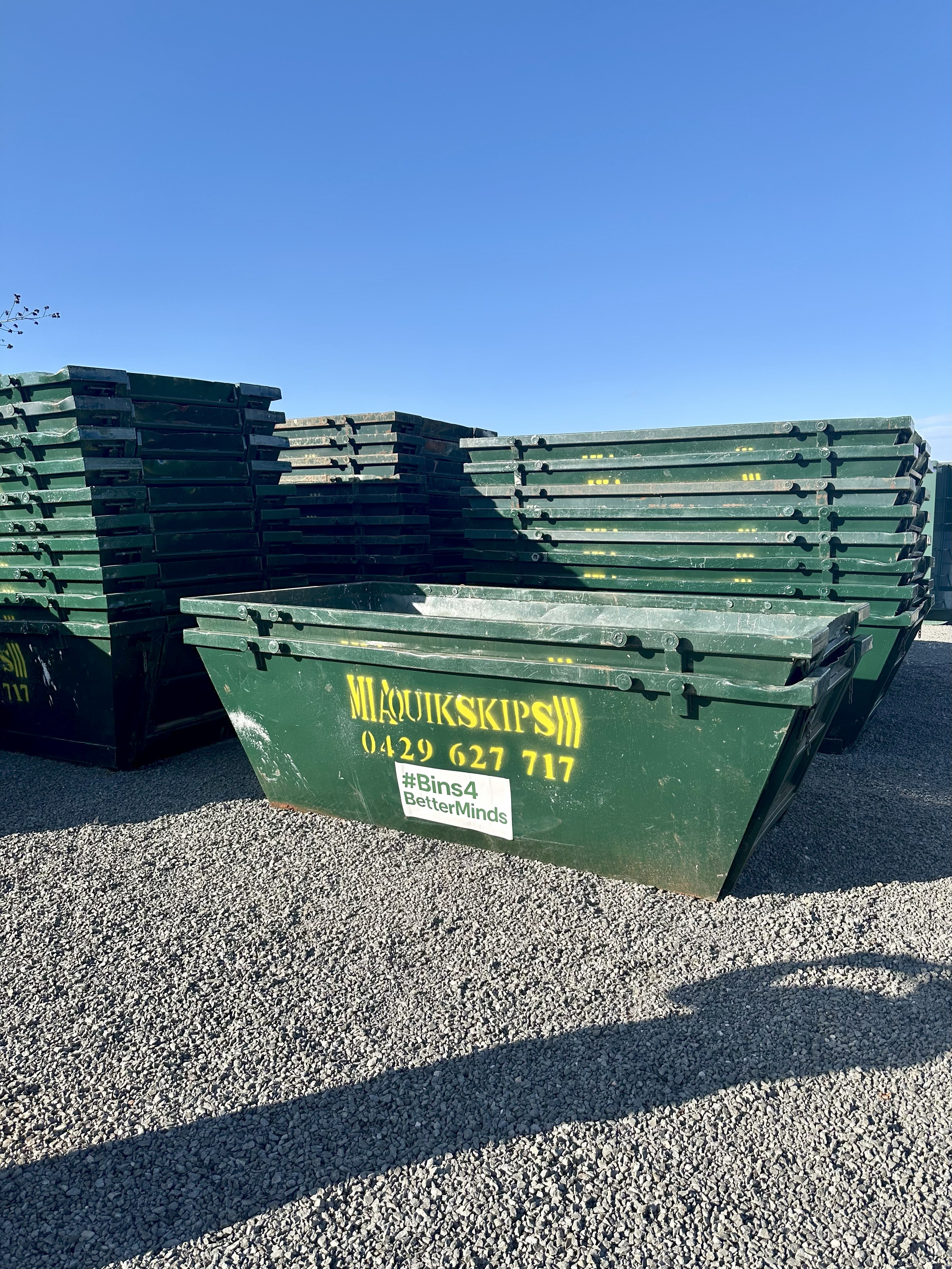 Images MIA Quikskips and MIA Quik Waste