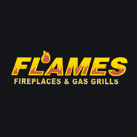Flames Fireplaces & Gas Grills Logo
