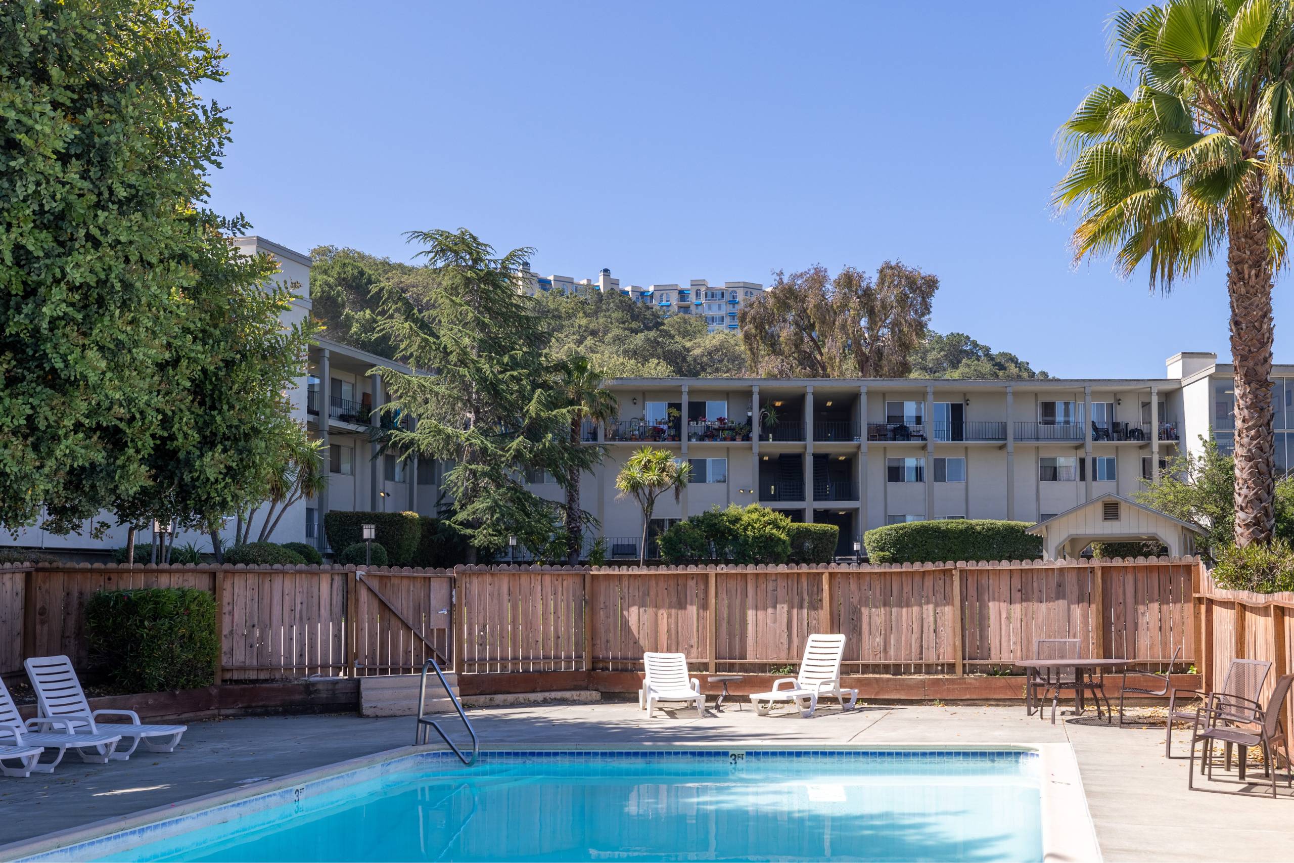 Pool With Relaxing Area