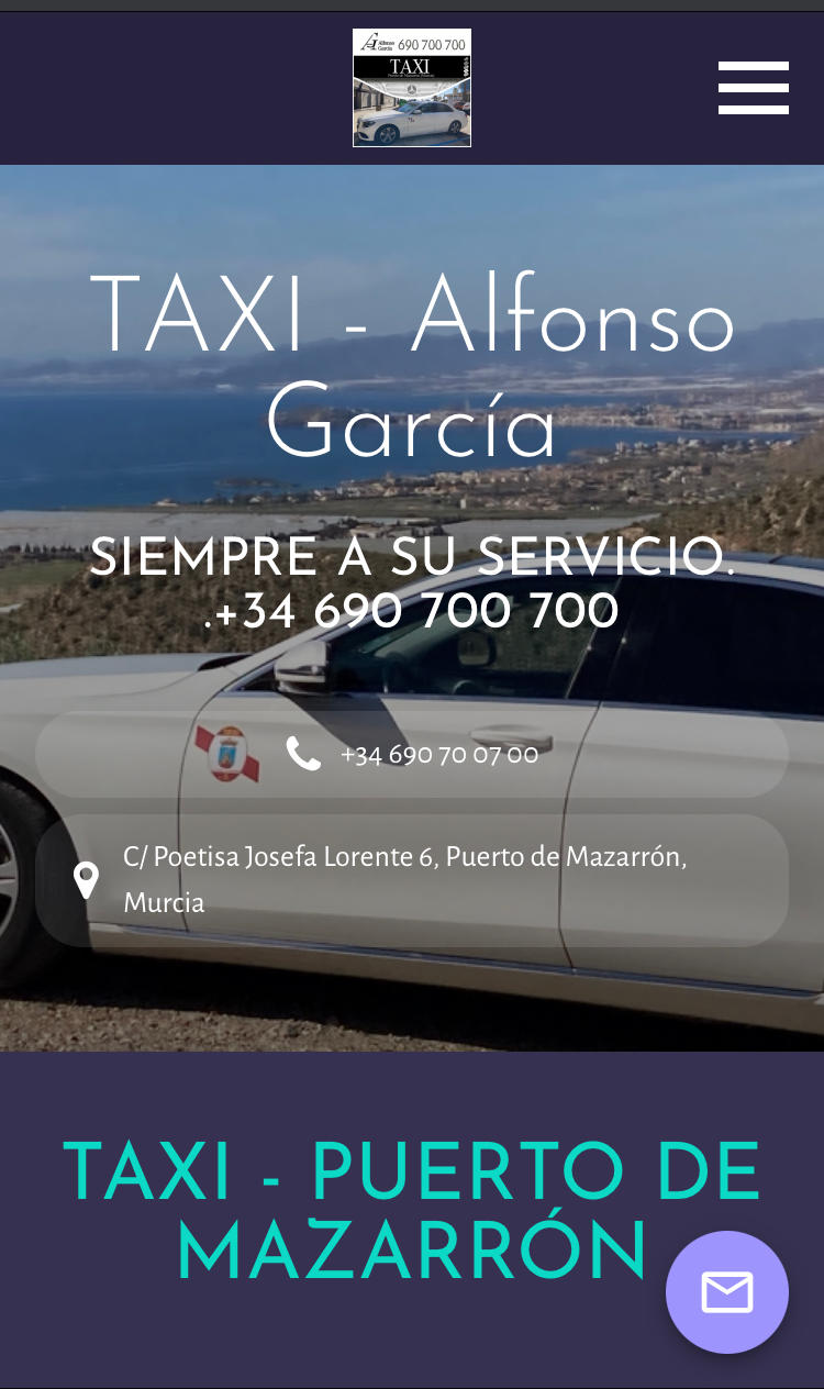 Taxi Alfonso Garcia Mazarrón