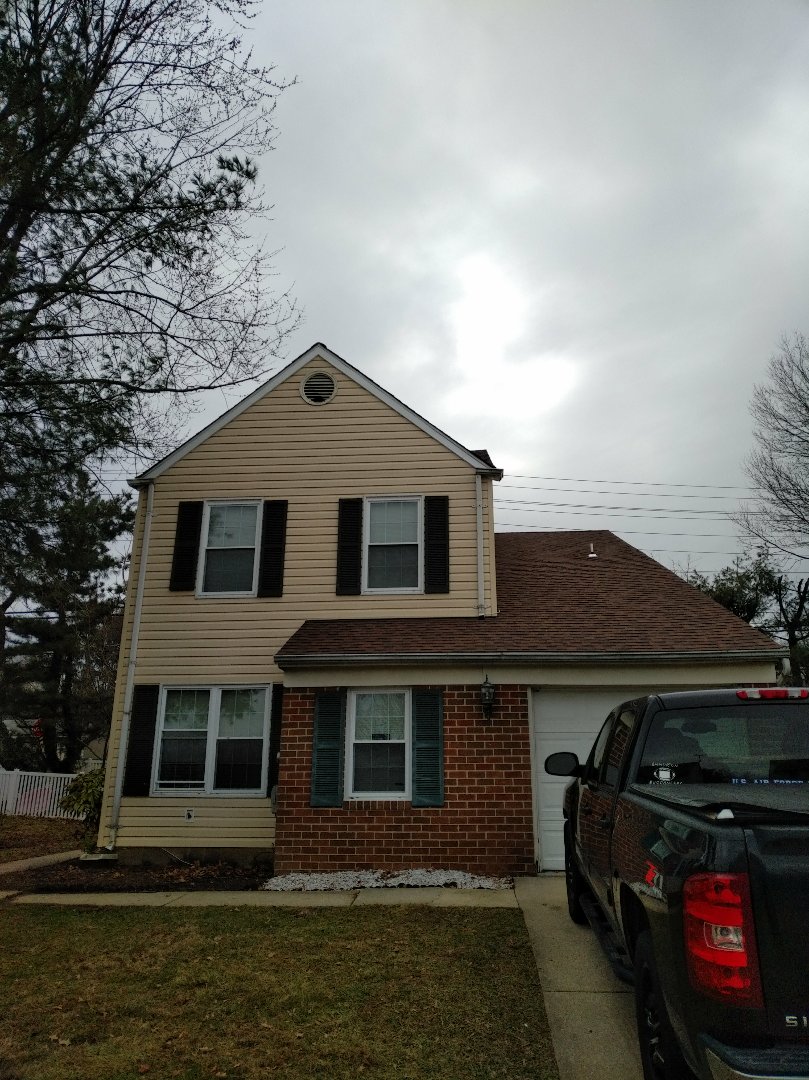 Roof replacement from Polk Contracting.
