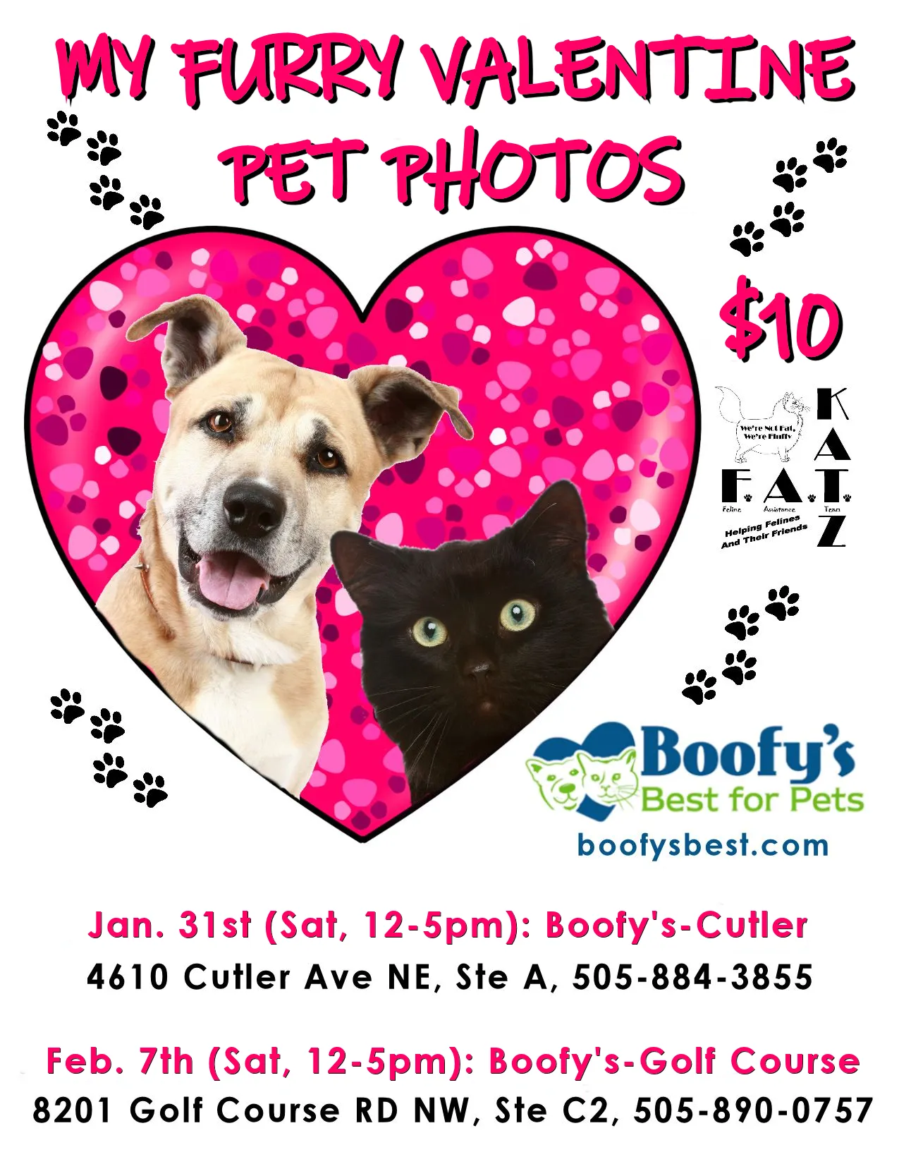 Image of Local Pet Event My Furry Valentine Pet Photos (Boofy's-Cutler) Nearby