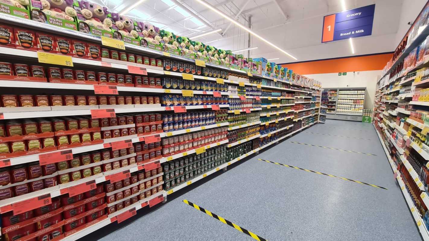 B&M's brand new store in Doncatser stocks a huge selection of everyday groceries, including biscuits, tinned goods and food cupboard essentials. It also serves a selection of chilled, fresh groceries, like milk, butter and cheese.