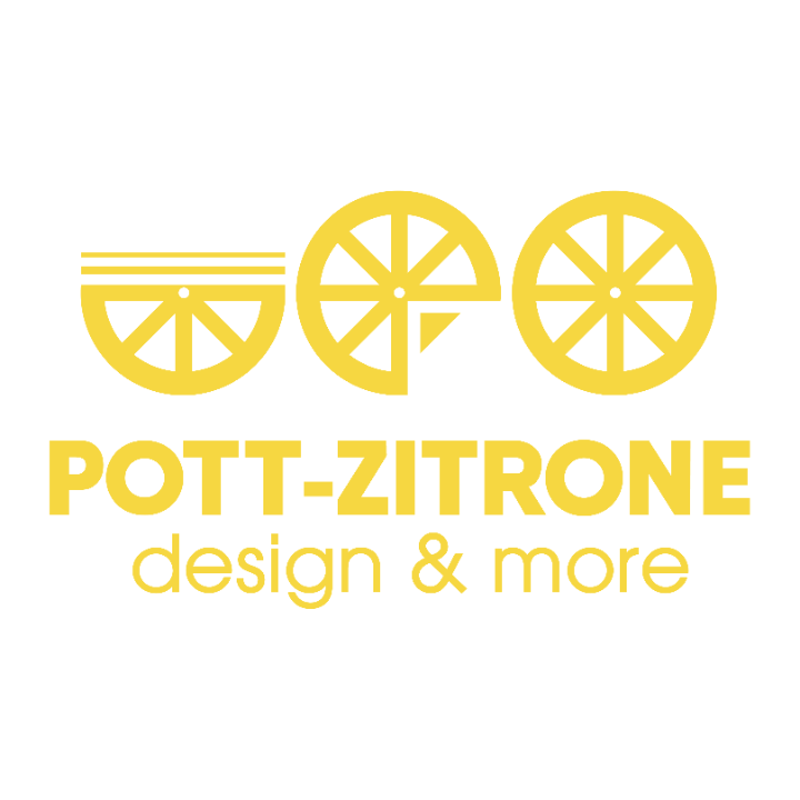 Logo POTT-ZITRONE design & more