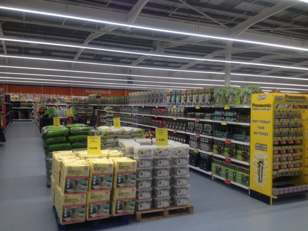 A first glimpse inside B&M's new Spondon store in Derbyshire.