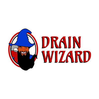 Drain Wizard Plumbing Logo