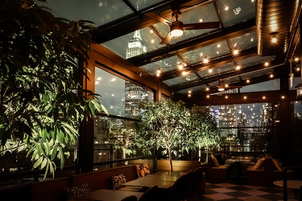 Images Vintage Green Rooftop