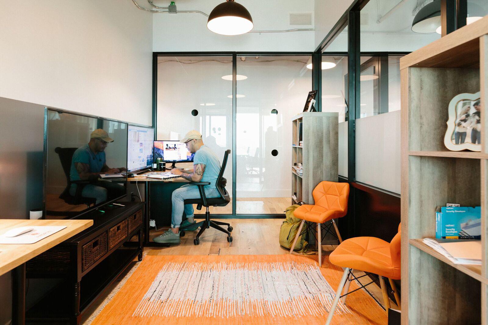 Example shown: Private Office WeWork 357 Bay St Toronto (647)557-3392