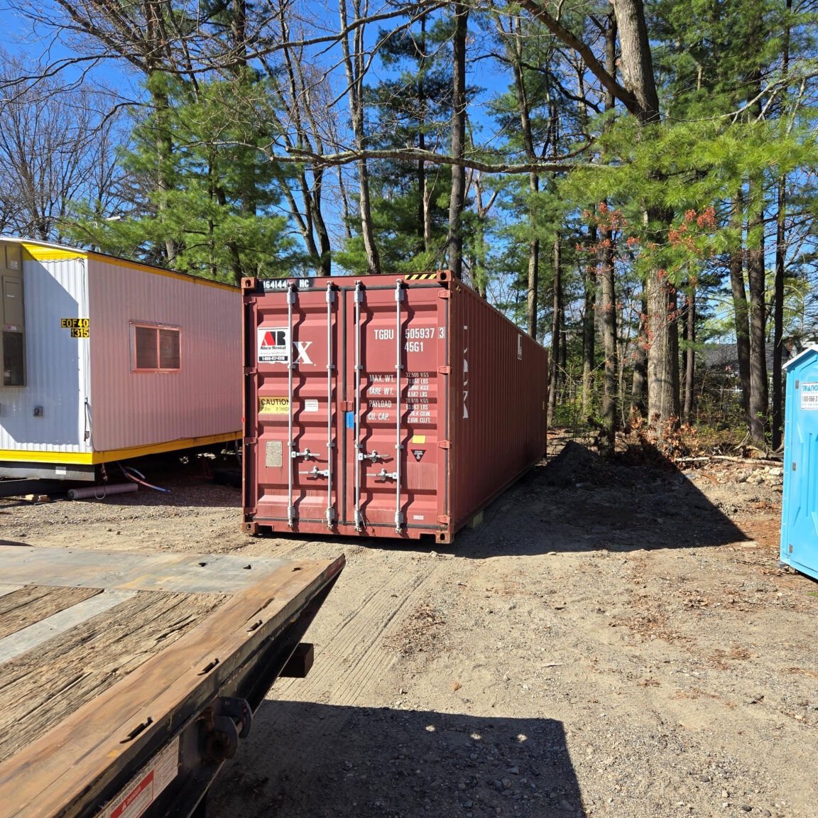 Abco Rental & Storage, Inc recently completed the delivery of a 40-ft storage container for a new ap 