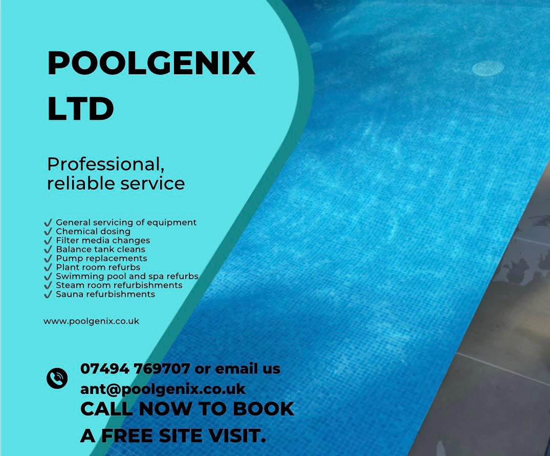 Poolgenix Ltd Melton Mowbray 07494 769707