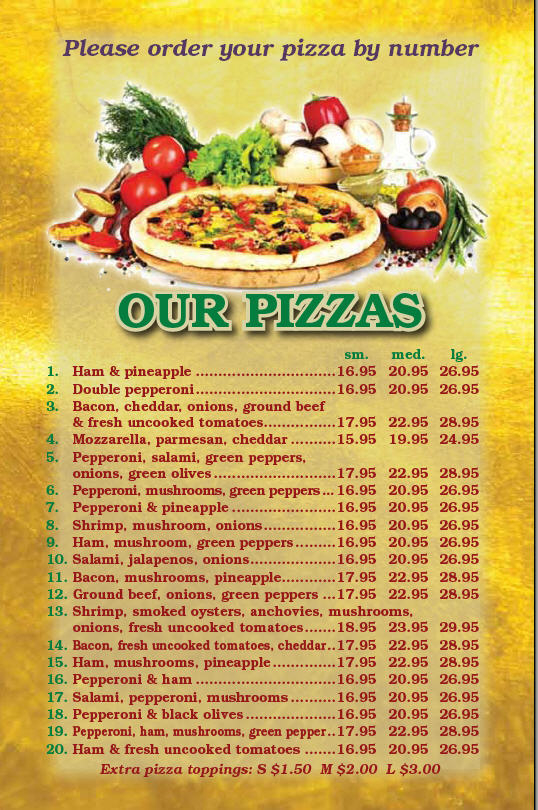 Lil Ava's Pizza, Fort St. John BC Ourbis