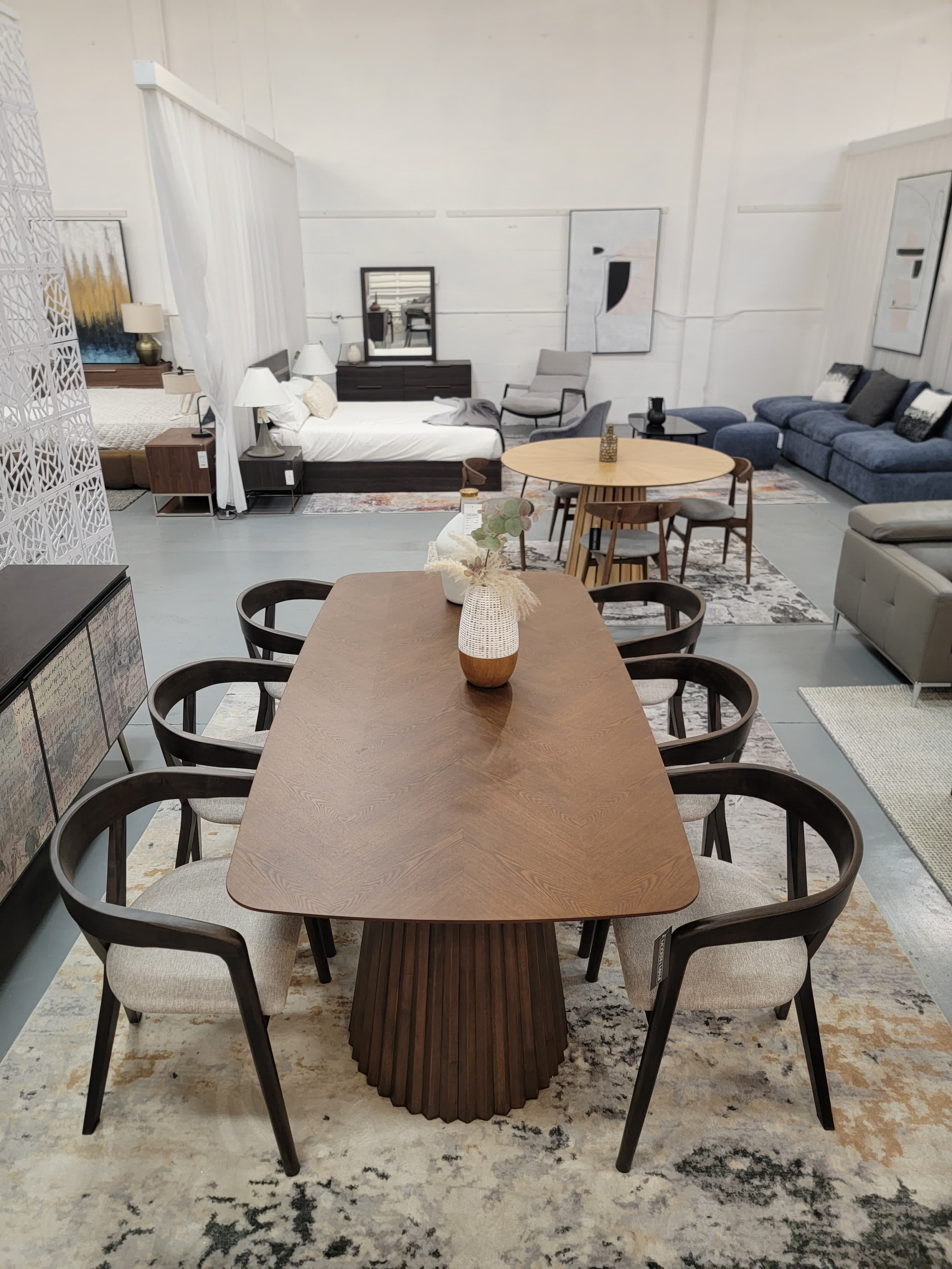 Modern Wood Dining Table Set