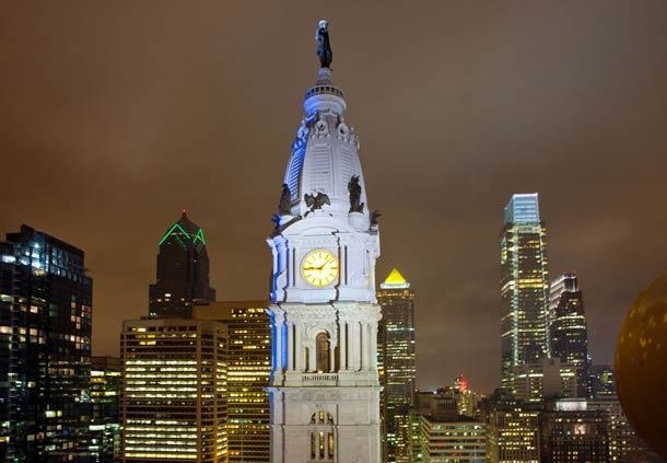 Center City Philadelphia Hotel - Residence Inn by Marriott Philadelphia Center City Area Attractions - City of Philadelphia Skyline